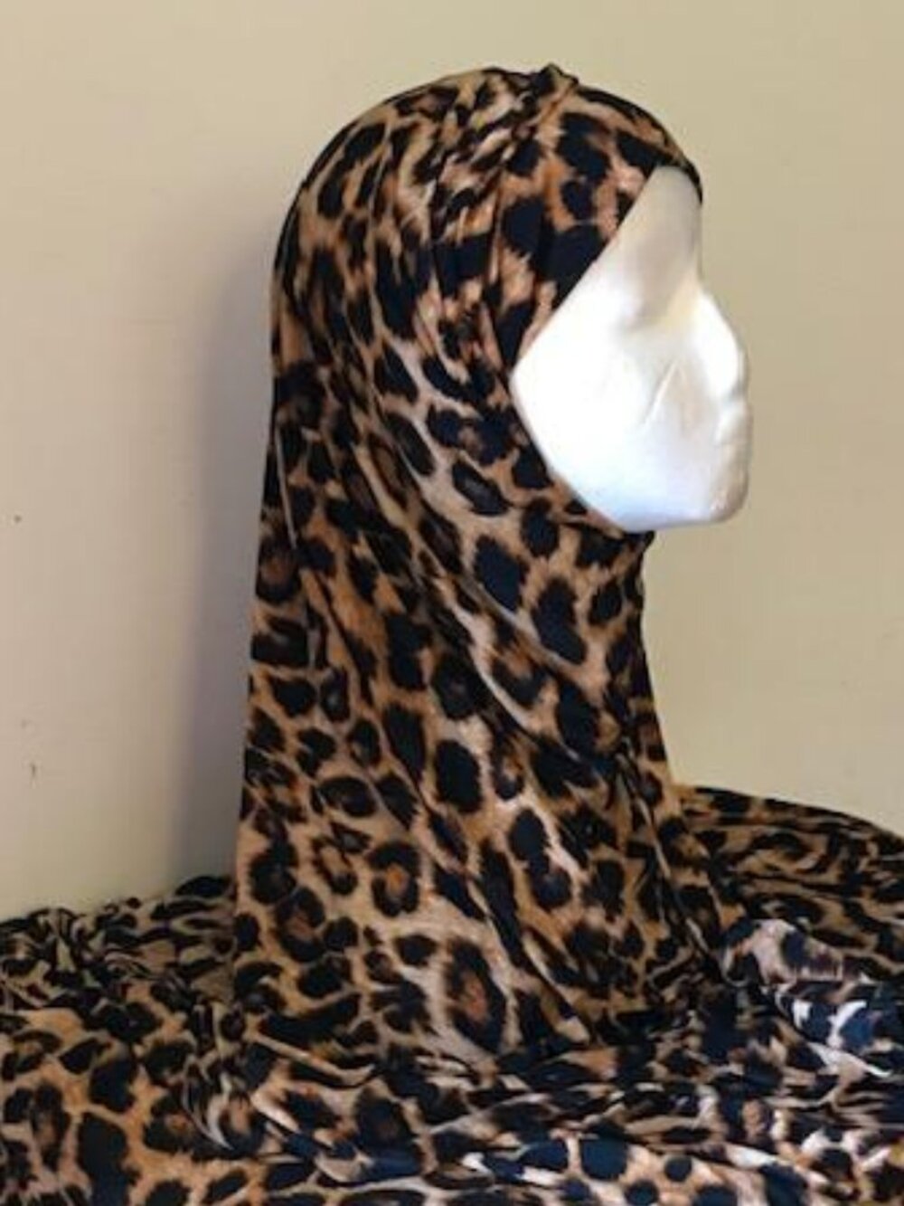 Brown Leopard Print Fashion Scarf Hijab Shayla